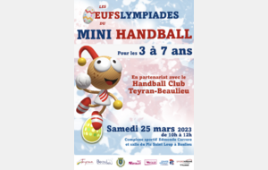 Les Oeufslympiades du Mini Handball !